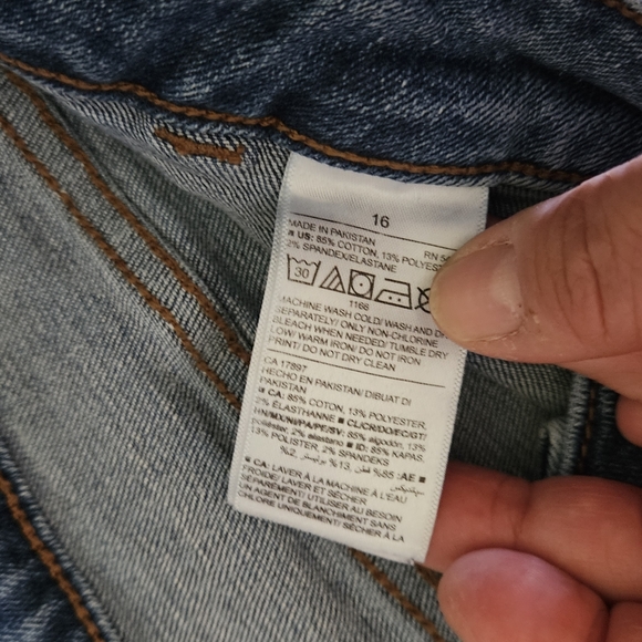 Old Navy Skinny Jean size 16 rockstars - Picture 4 of 6